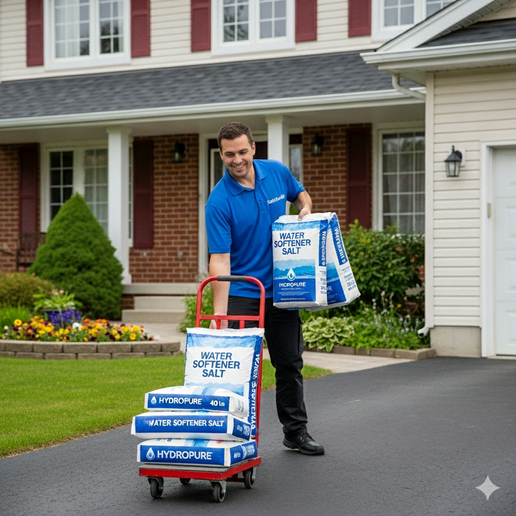 Friendly delivery driver